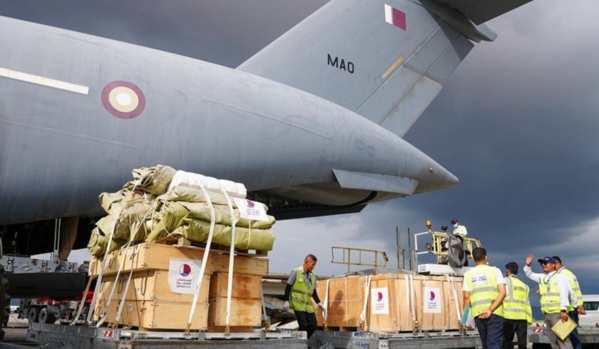 Qatari humanitarian aid arrives in Nepal to support flood victims